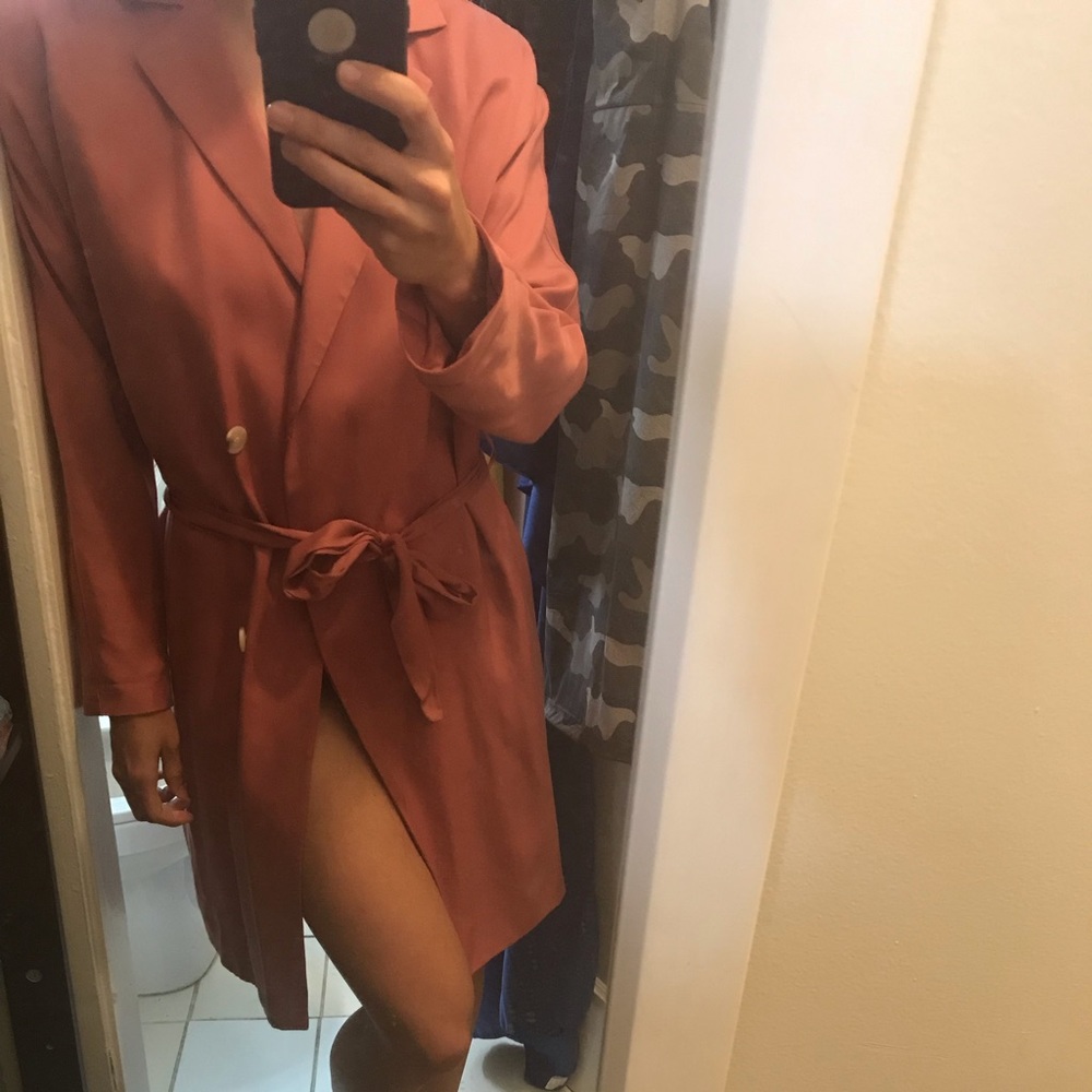 Reiss Blush Trench/Duster Coat